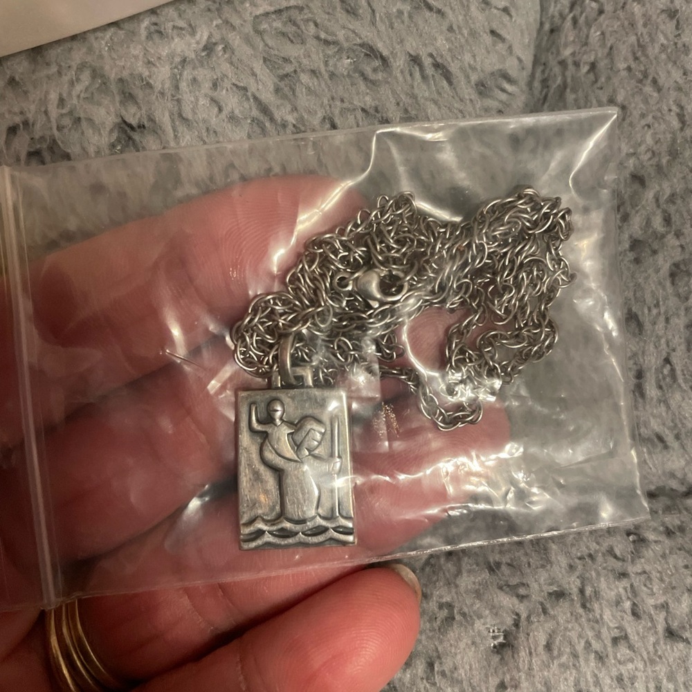James Avery Silver Necklace with Pendant